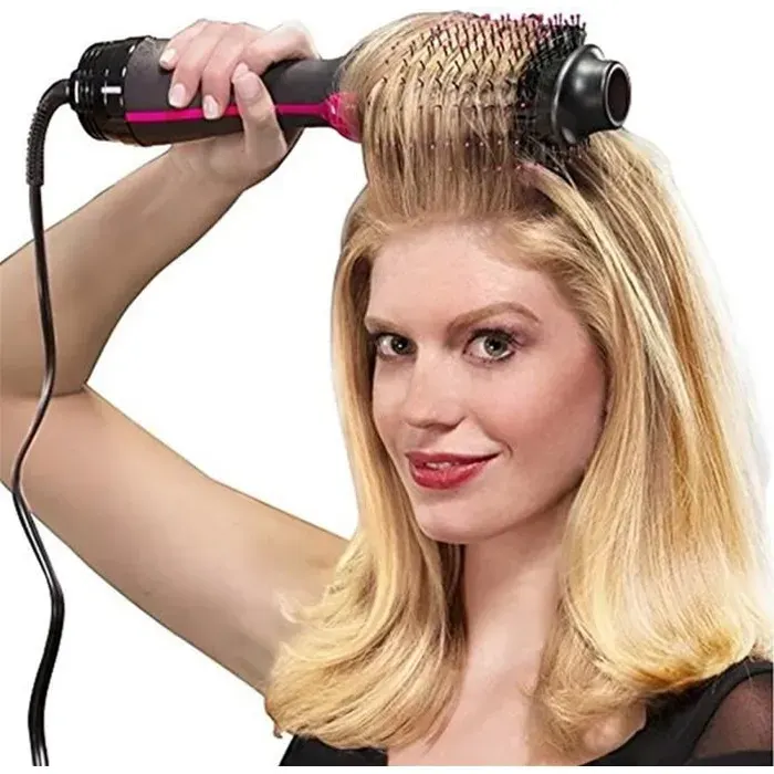 Sèche-cheveux et volumateur One Step - MOONMINI - Noir - 1100W - ions négatifs