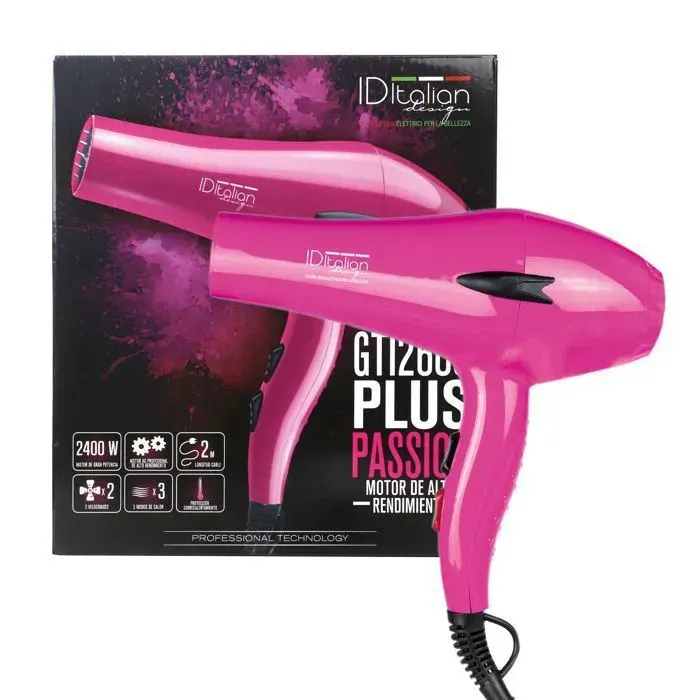 Sèche-cheveux GTI 2600 – Puissance professionnelle 2400 W – Moteur AC longue durée – Séchage rapide et précis