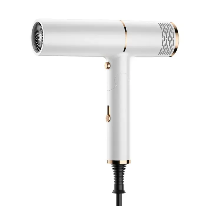 Sèche-cheveux haute puissance pliable portable blanc