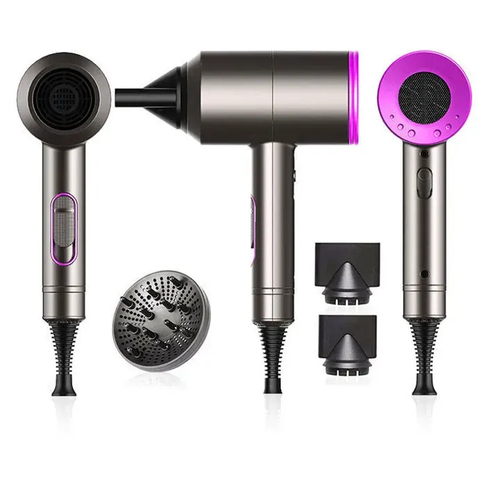 Sèche-cheveux ionique - Nosheir - 2000W - Technologie ions négatifs - Température constante - 3 modes chaud et froid