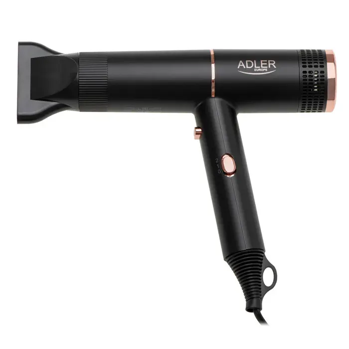Sèche-cheveux ionisation Adler AD 2278 2 niveaux de soufflage noir