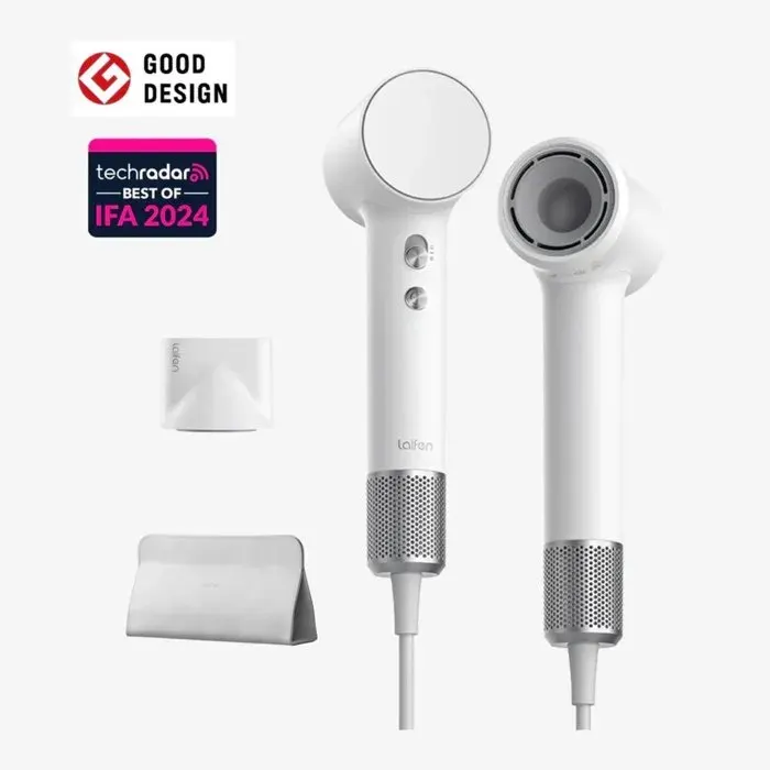 Sèche-cheveux - LAIFEN - Mini - Compact - Voyage - Blanc