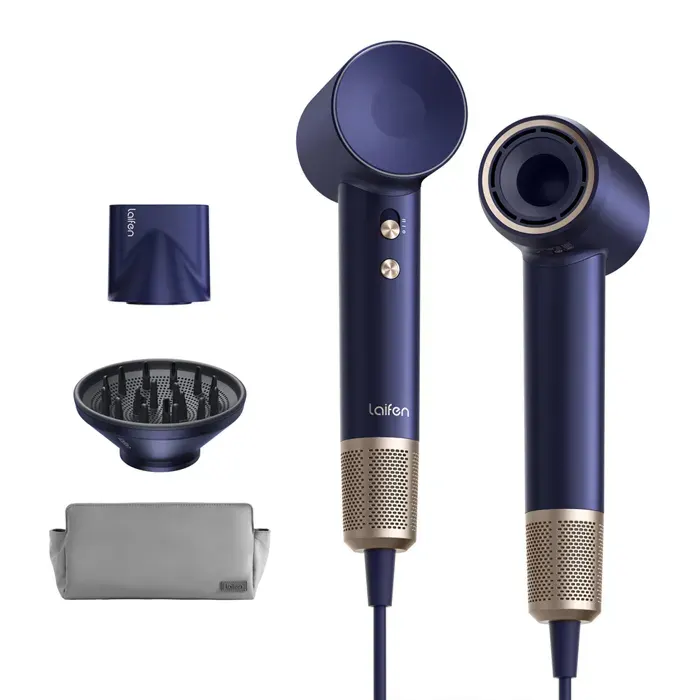 Sèche-Cheveux - Laifen SWIFT PREMIUM - 1600W - 4 températures - Ioniseur dair - Bleu