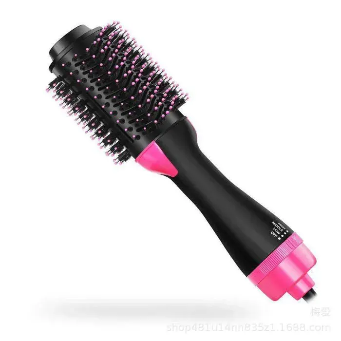 Sèche-cheveux multifonction Brosse à air chaud en céramique ionique Peigne à air chaud Brosse rapide