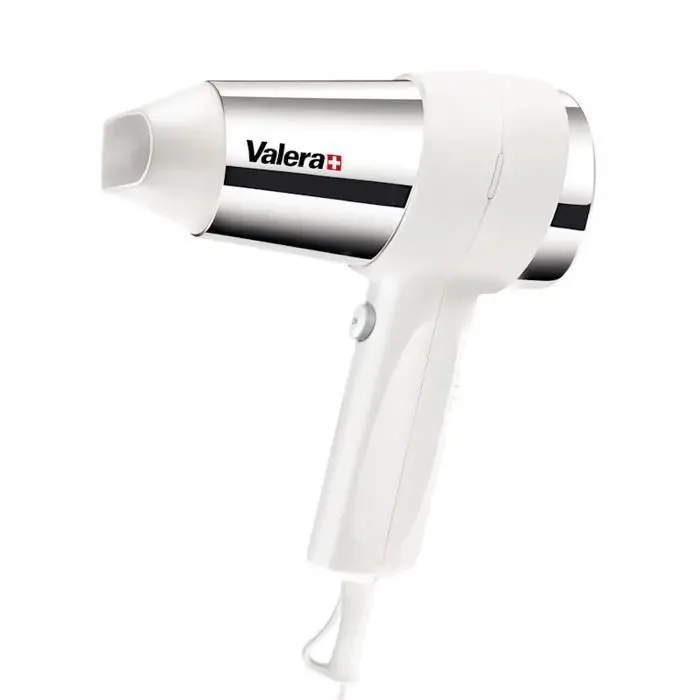 Sèche-cheveux mural - VALERA - Action 1600 Push - 1200W - IP34 - Tuyau spiralé 12 m