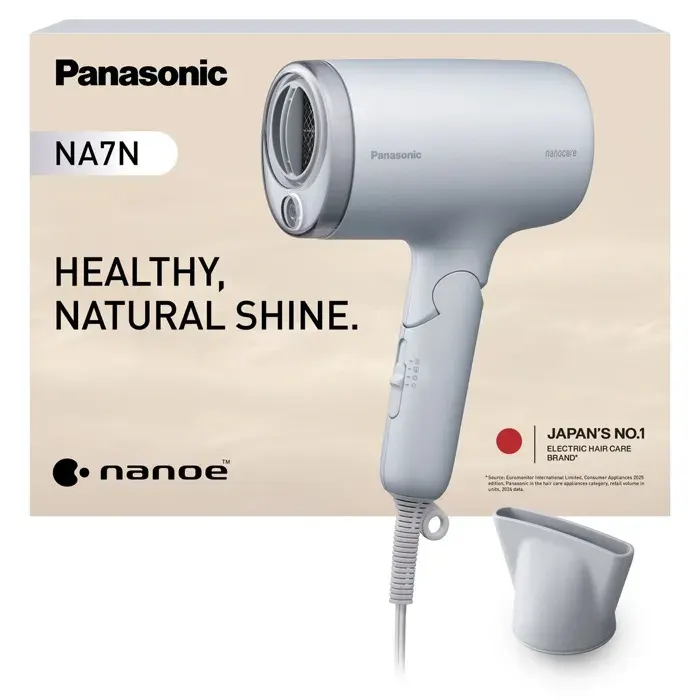 Sèche-cheveux Panasonic EH-NA7M-H825 avec technologie Nanoe et manche pliable — vue 2