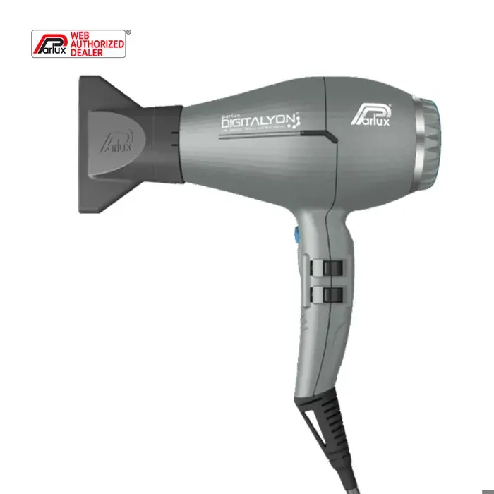 Sèche-cheveux - PARLUX - Digitalyon Glitter Grey - 2400 W - Moteur numérique 88 m³/h - Ioniseur AIR IONIZER