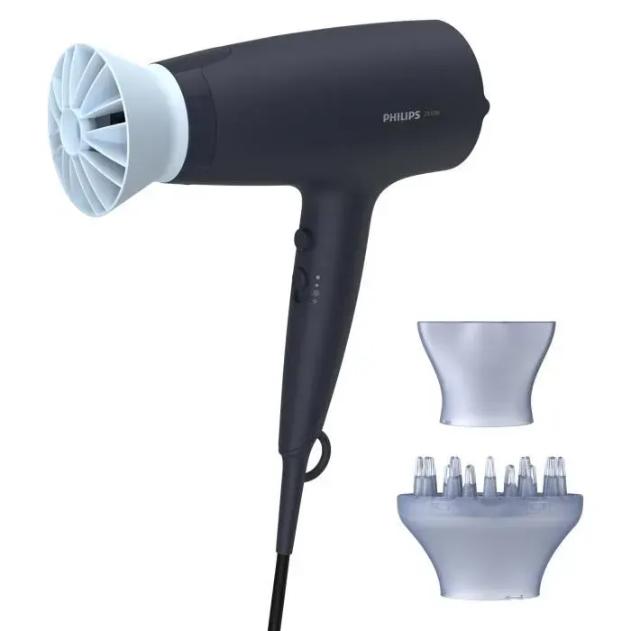Sèche-cheveux - PHILIPS - BHD360-20 - 2100 W - 6 vitesses - Ioniseur dair