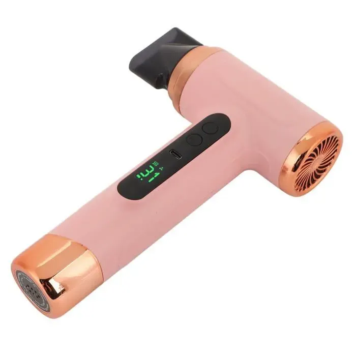 Sèche-cheveux Portable - SURENHAP - Modèle sans fil - 15000mAh - Rechargeable USB - 200W