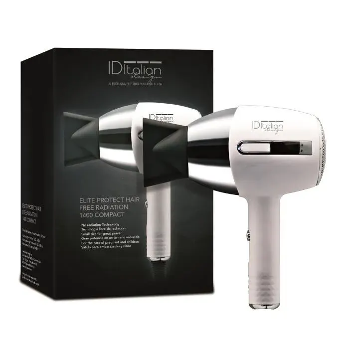 Sèche-cheveux professionnel 1400W – Compact & léger – Italian Design