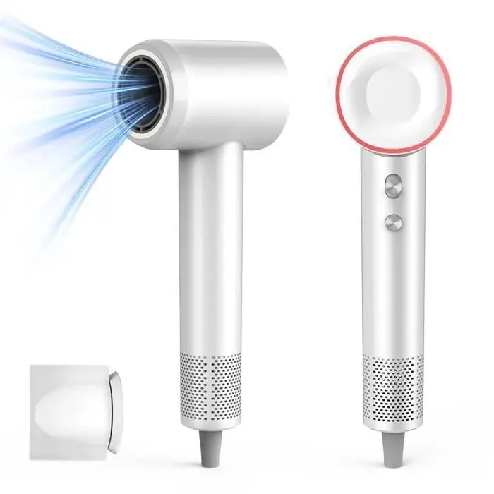 Sèche-Cheveux Professionnel - AZMSARY - Hair Turbo Pro - 1500W - Moteur 110000 tr/min - 4 températures