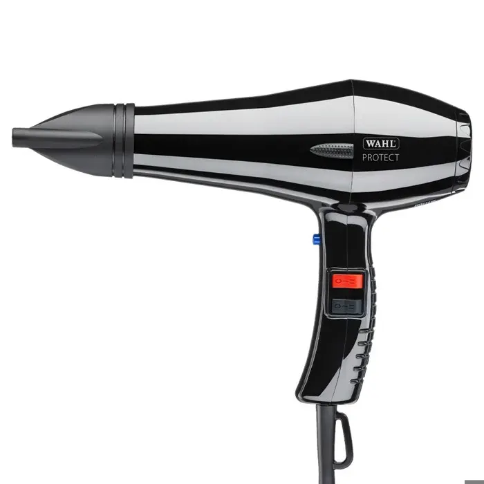 Sèche-cheveux professionnel - WAHL - Protect - Haute performance - Design ergonomique - Silencieux