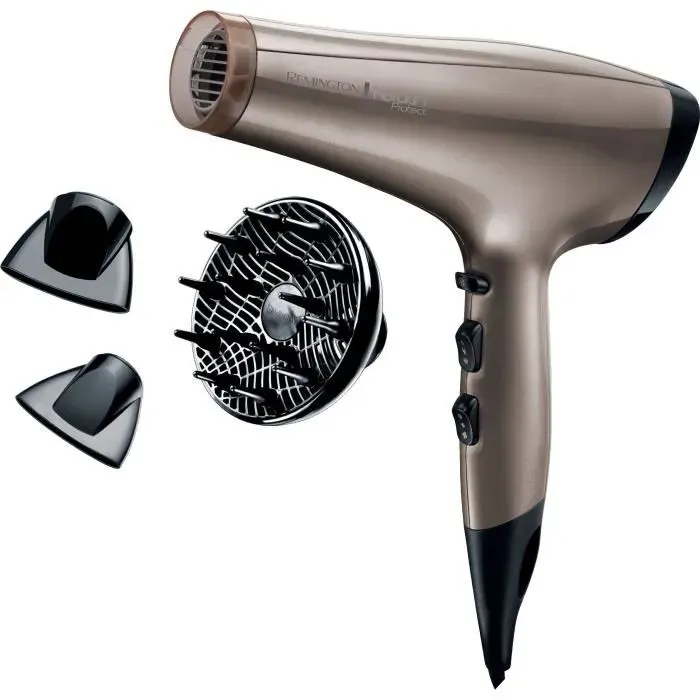Sèche-cheveux - REMINGTON - AC8002 Keratin Protect - 2200 W - 2 vitesses - Gris