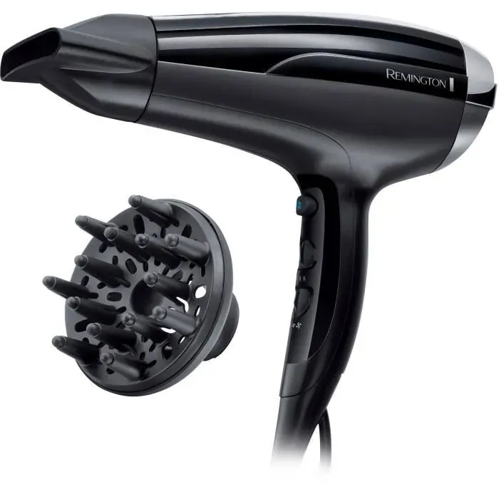 Sèche-Cheveux Remington D5215 Ionique Céramique Tourmaline Puissant 3 Températures 2 Vitesses 2200W