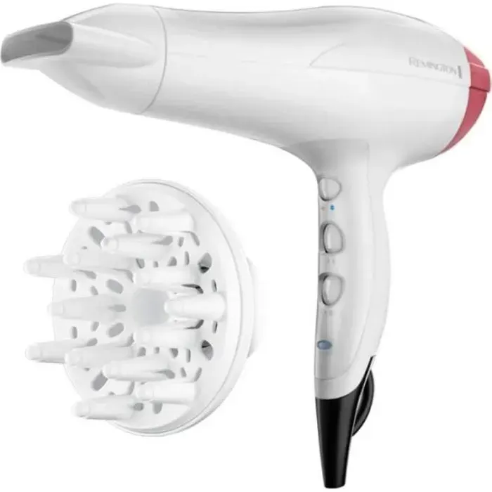 Sèche-Cheveux - Remington - D5226 - 2400W - Turbo - Anti Frisottis — coloris Blanche