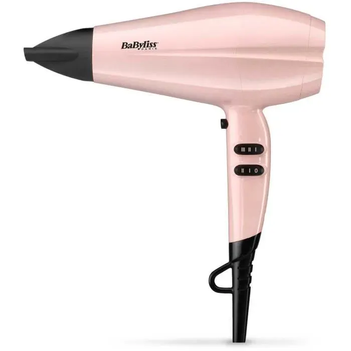 Sèche-cheveux Rose Blush 2200 Design BaByliss 5337PRE – 2200W – Moteur DC - Rose
