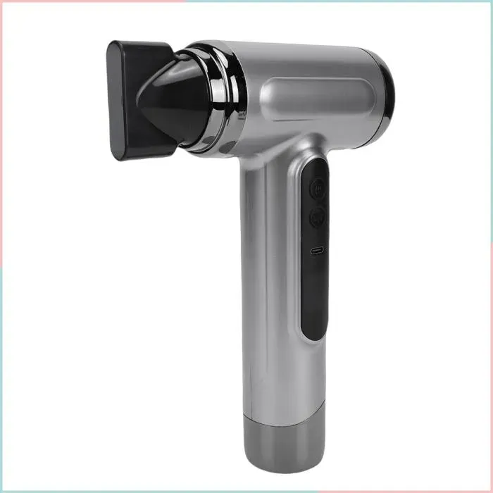 Sèche-cheveux sans fil sèche-cheveux portable rechargeable par USB 200 W avec batterie 15 600 mAh pour voyage extérieur usage
