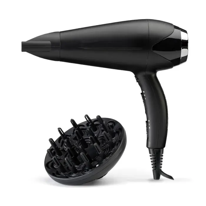 Sèche-cheveux - Sèche-cheveux puissant de 2200W Diffuseur large Technologie ionique anti-frisottis 3 réglages de température