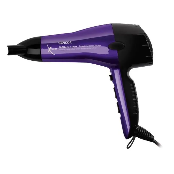 Sèche-cheveux - SENCOR - SHD 6600V - 2000W - 3 Températures - 2 Vitesses - Violet