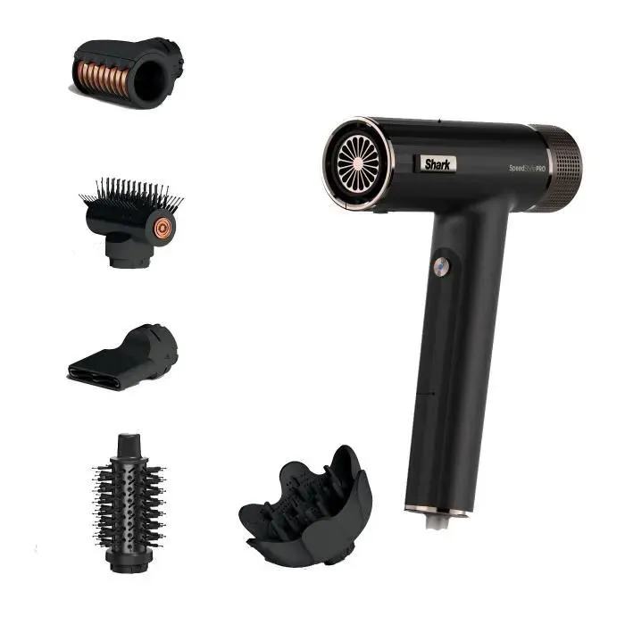 Sèche-cheveux - Shark - HD752EU - SpeedStyle Pro 5-en-1 - Diffuseur Defrizz Fast - 1750 W