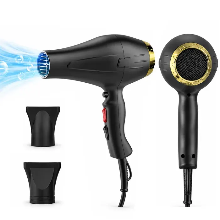 Sèche-cheveux - TepidBee - Haute puissance 2600w sèche cheveux 220v seche cheveux ajustement à 5vitesses seche cheveux profess — coloris Noir
