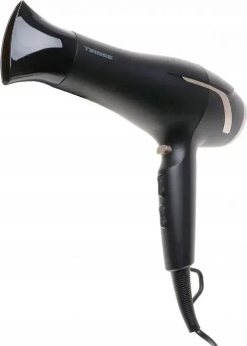 Sèche-cheveux - TIROSS - TS-1324 - 2200W - Ioniseur dair - Noir — coloris Noire
