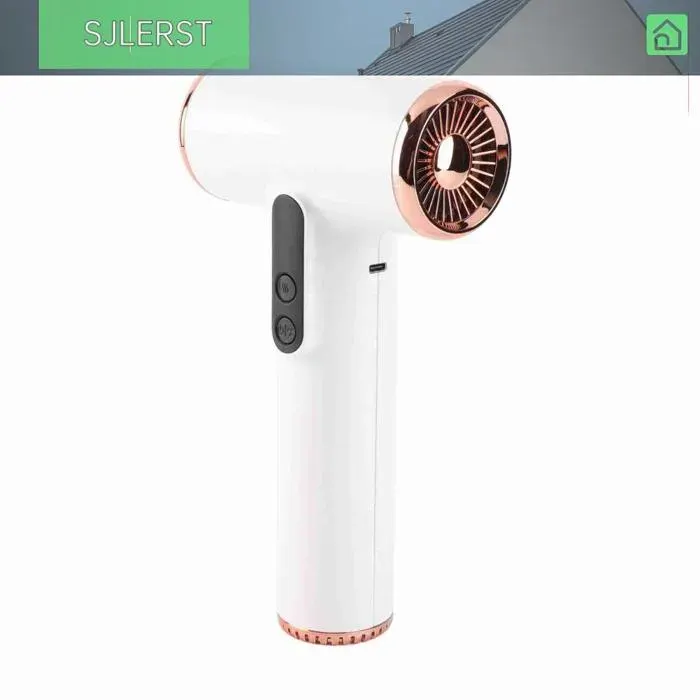 Sèche-cheveux USB Sèche-cheveux sans Fil avec une Batterie au Lithium Rechargeable de 15600mA