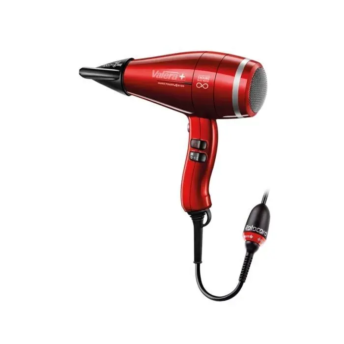 Sèche-cheveux VALERA Power4ever - Rouge - 2400 W - Orifice de suspension