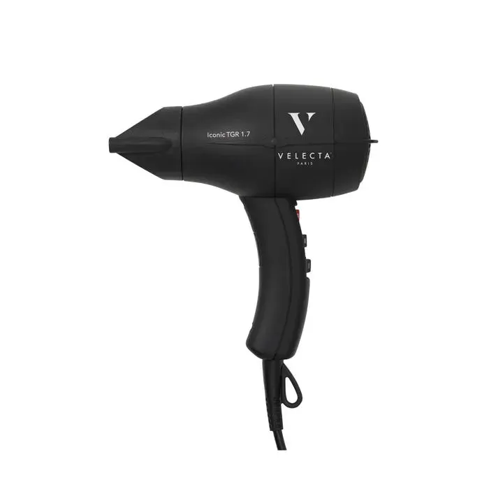 Sèche-cheveux - VELECTA PARAMOUNT - TGR 1.7 - 1740W - Noir intense - Ioniseur dair
