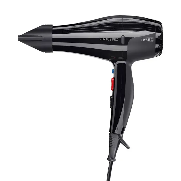 Sèche-cheveux - WAHL - Ventus Pro - 2200 W - Compact - Ioniseur dair