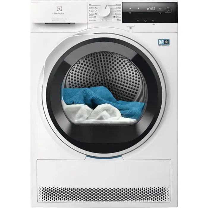 Sèche-linge à condensation blanc - Electrolux - EW8D384HE - 8 kg - Affichage LED - Commande électronique / tactile