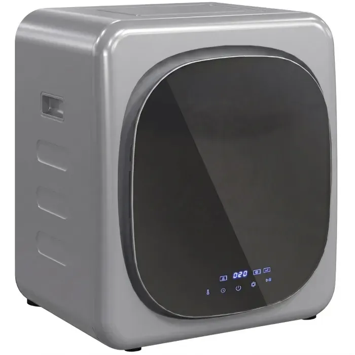 Sèche-linge à évacuation 4 kg 800 W compact avec écran tactile LED mode intelligent gris JOINERY