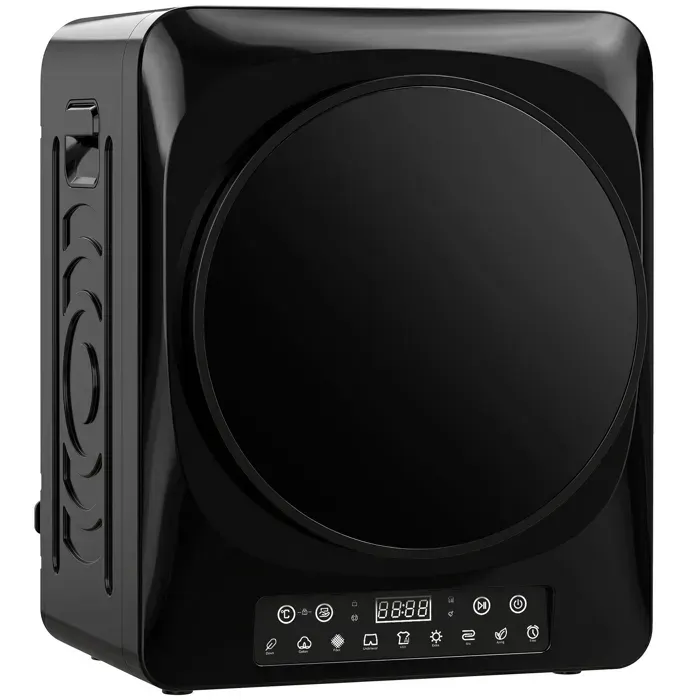 Sèche-Linge à Évacuation Compact - Capacité 5kg - Écran Tactile LED - 54 dB - Noir 1000 W