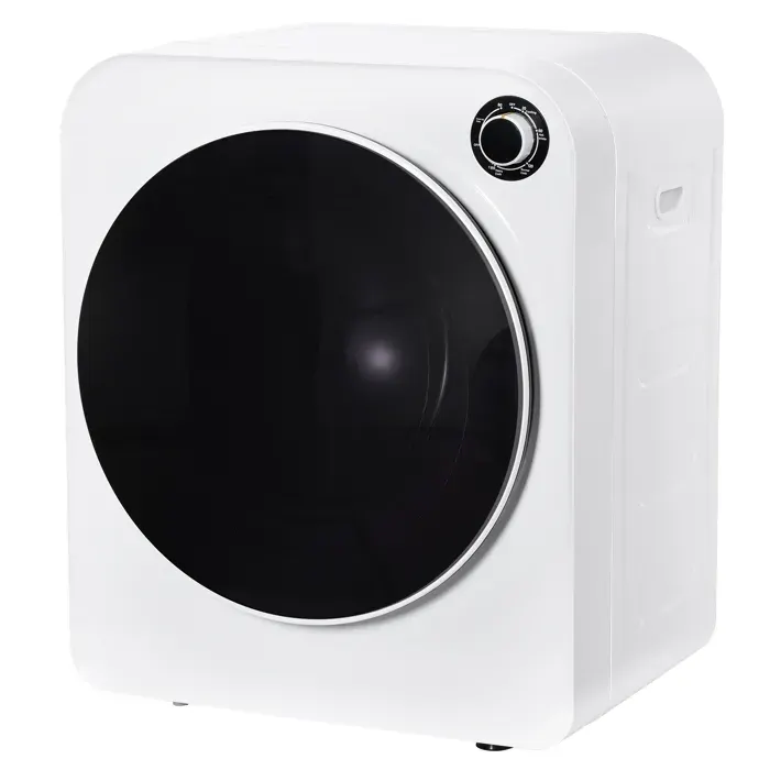 Sèche-linge à évacuation - DANTEF - 830 W capacité 3 Kg 5 modes de séchage - cuve en acier inoxydable - 49x39x59cm - Blanc