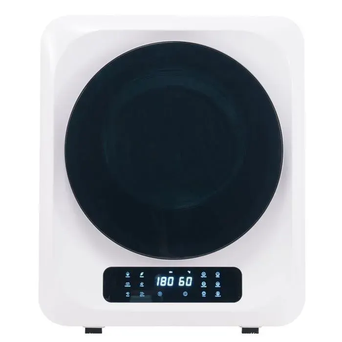 Sèche-linge à évacuation-EdenDirect -3 kg 850 W -6 programmes 6 fonctions -Tambour en Acier Inoxydable -fixation murale -Blanc