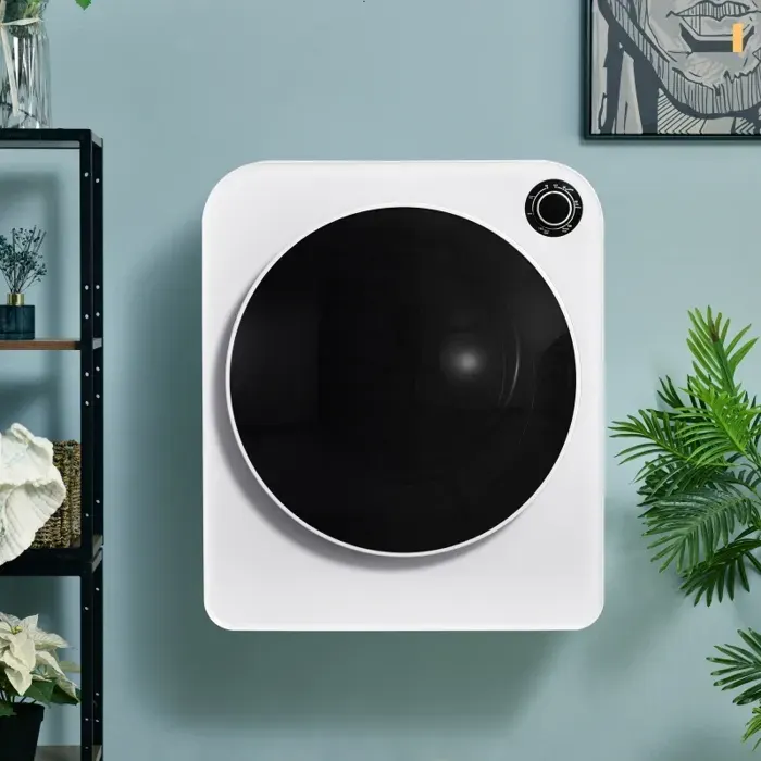 Sèche-linge à évacuation - FUNMOON - 3 kg - 830 W - Triple filtration - 5 programmes — coloris Blanche