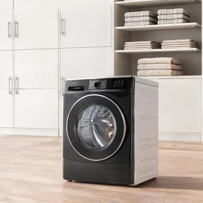 Sèche-linge à tambour inox 3 kg chargement frontal blanc avec hublot transparent commande mécanique