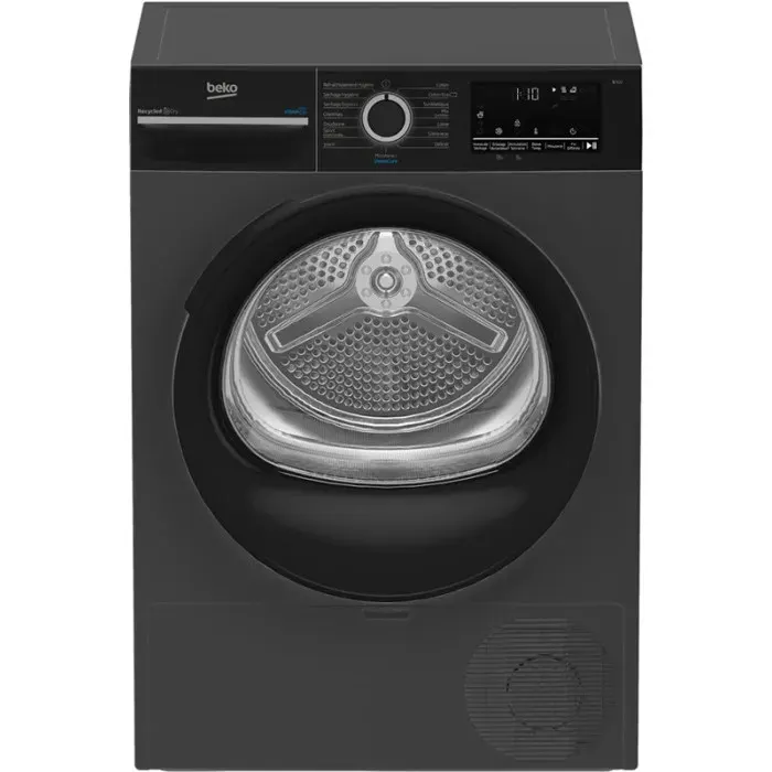 Sèche-linge - BEKO - D34H28393A - 8 kg - Pompe à chaleur - Noir