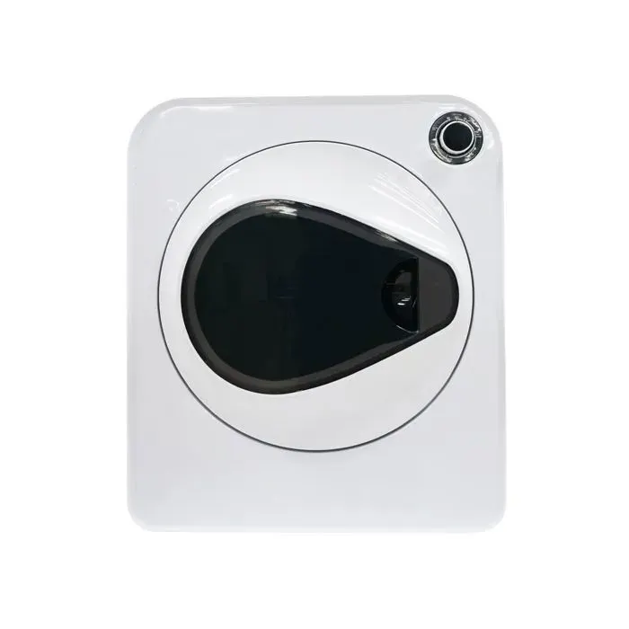 Sèche-linge compact 3 kg mural tambour inox chauffage PTC 4 programmes séchoir silencieux