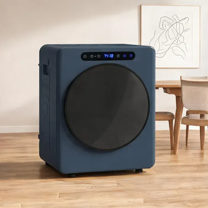 Sèche-linge compact 5 kg 1000 W tambour acier inoxydable modes Extra Sec et ECO minuterie 3 h