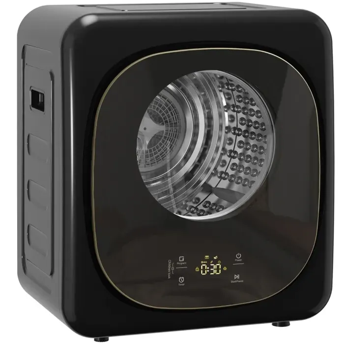 Sèche-linge compact à condensation avec pompe à chaleur 4 kg 800 W 5 programmes écran tactile