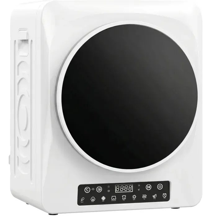 Sèche-linge compact à évacuation 1000 W 5 kg écran tactile blanc
