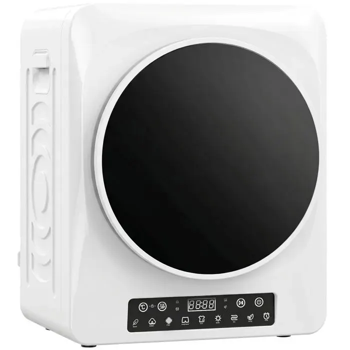 Sèche-Linge Compact à Évacuation 1000W - Blanc - Avec Modes ECO Extra Sec Minuterie et Température Réglable