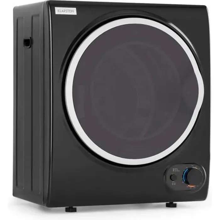 Sèche-linge compact évacuation Klarstein Jet Set 2500 - 25 kg - Noir
