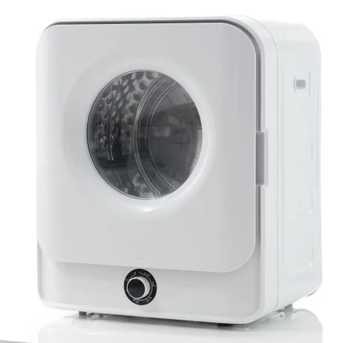 Sèche-linge compact mural 3 kg 830 W tambour inox double filtre 5 programmes protection surchauffe