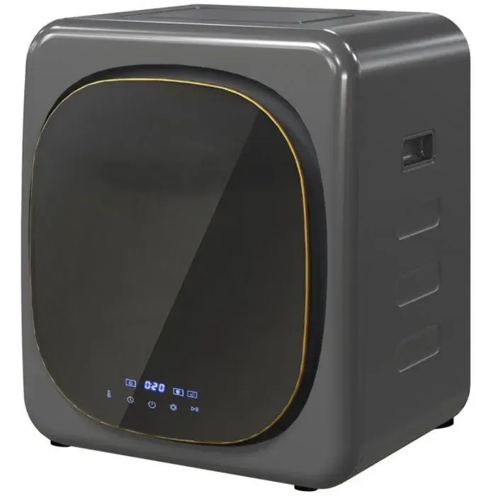 Sèche-linge EDENDIRECT Mini6 programmesécran tactile LEDcapacité 4 kgjusquà 60°C800 Wpose libre/fixation murale