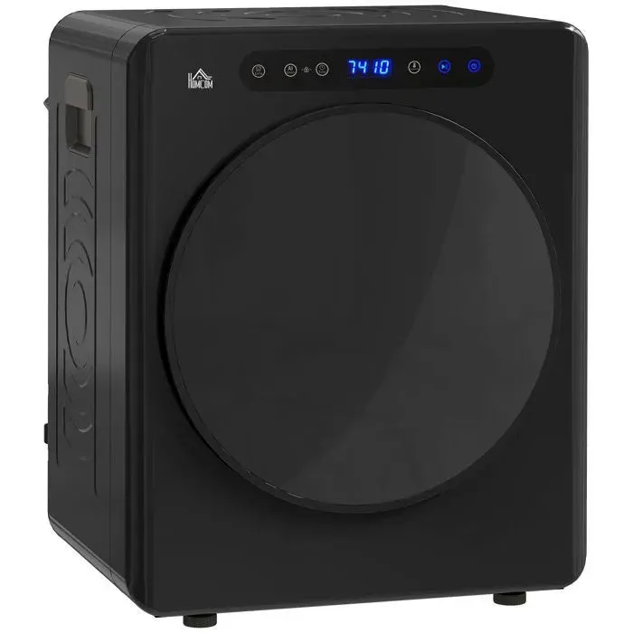 Sèche-linge électrique à évacuation de 1000 W en acier performant pratique 49 x 43 x 61 cm
