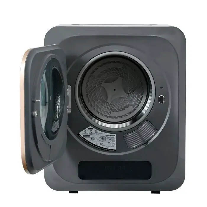 Sèche-linge électrique-EDENDIRECT- filtration multiple -Capacité 4 kg-6 programmes-montage mural -classe énergétique G-Grey