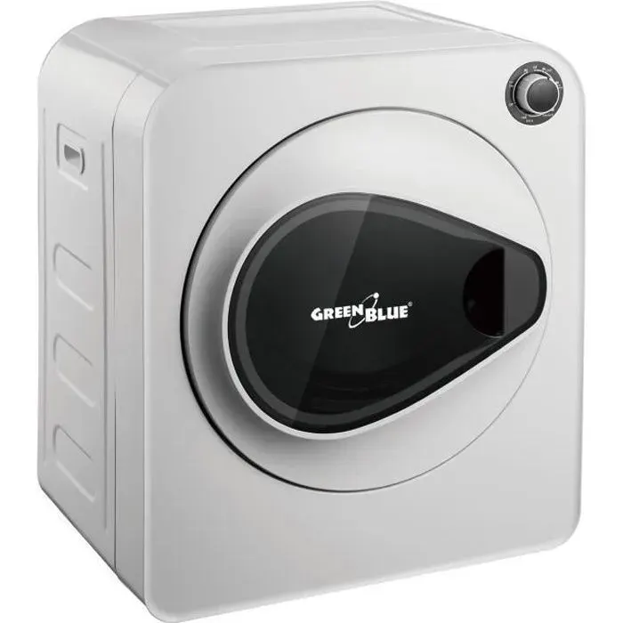 Sèche-linge électrique GreenBlue GB405 charge de 3 kg 830W — coloris Blanc