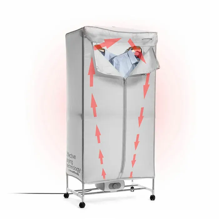 Sèche Linge électrique Portable - CELLUSTOP - Penderie Chauffante - 15 Kg - 1200W - Antibactérien